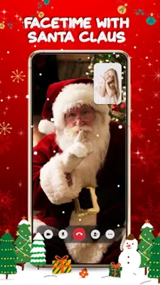 Super Santa Video Call & Chat android App screenshot 4